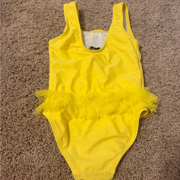 Flapdoodles Yellow Cat One Piece Swimsuit - Picture 2 of 2
